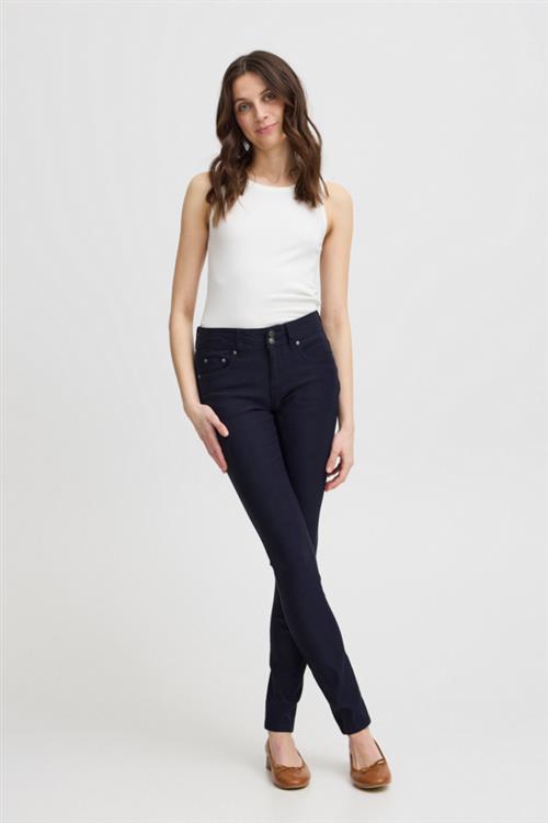 Se Fransa Zalin 2 Pant Kvinde (Noos) Dark Peacoat Skinny Jeans Tight Fit Str 40 - hos Magasin ved Magasin