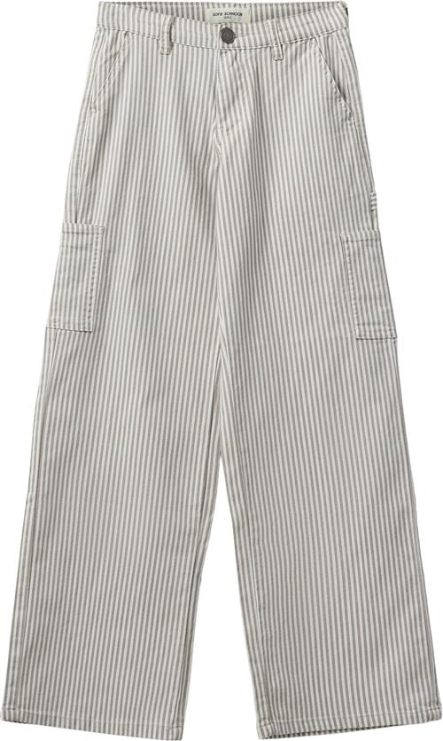 Sofie Schnoor Pants Str 10 år / 140 cm - Light Brown Striped Bukser hos Magasin