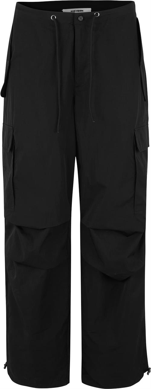 Se Oval Square Oscash Cargo Pants Kvinde Black Bukser Med Lige Ben Str S - Polyester hos Magasin ved Magasin