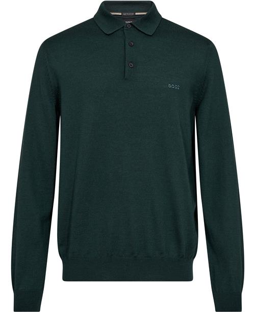 BOSS Bonol Mand Open Green Sweaters Str L - hos Magasin