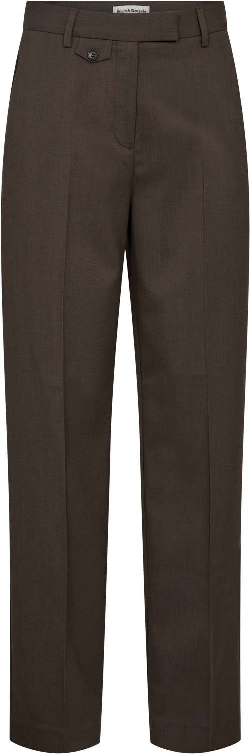 Se Bruun & Stengade BS Vespera Pants Kvinde Brown Bukser Str 44 - hos Magasin ved Magasin