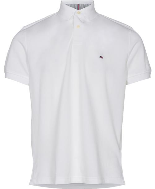 Tommy Hilfiger Core 1985 Regular Polo Mand White Kortærmede Poloer Str L - Bomuld hos Magasin