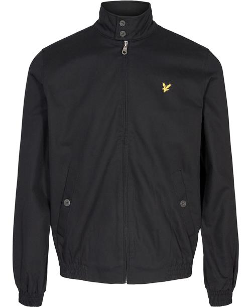 Lyle and Scott Harrington Jacket Mand Jet Black Overgangsjakker Str XXL - Bomuld hos Magasin