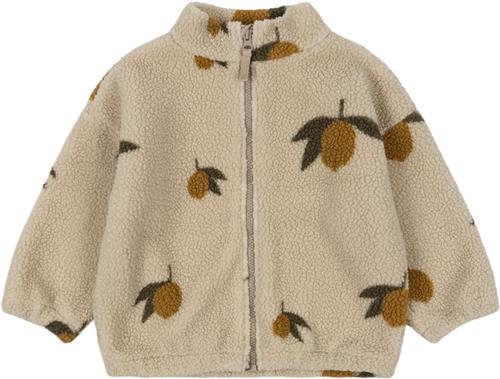 Konges Sløjd Jody Teddy Jacket GRS Str 5-6Y - Mon Grand Citron Fleece Bomuld hos Magasin