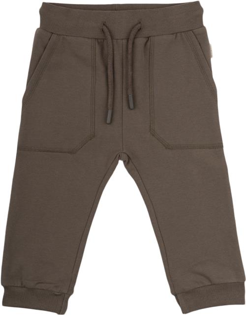 Se PETIT PIAO Sweat Pants Line Str 98 cm - Chocolate Brown S Bukser Bomuld hos Magasin ved Magasin