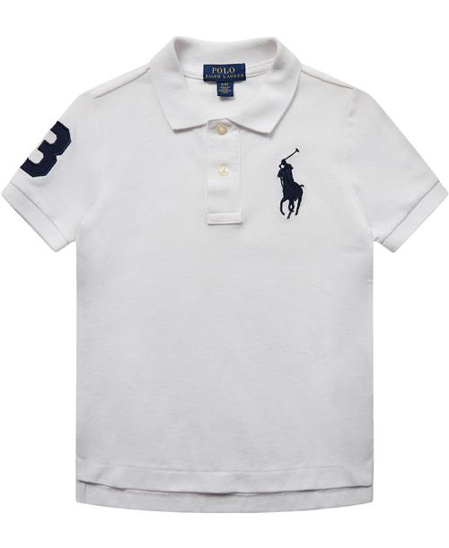 Polo Ralph Lauren Basic Meshss Kc-tp-knt Str 4T / 4 år - Hvid Poloer Bomuld hos Magasin