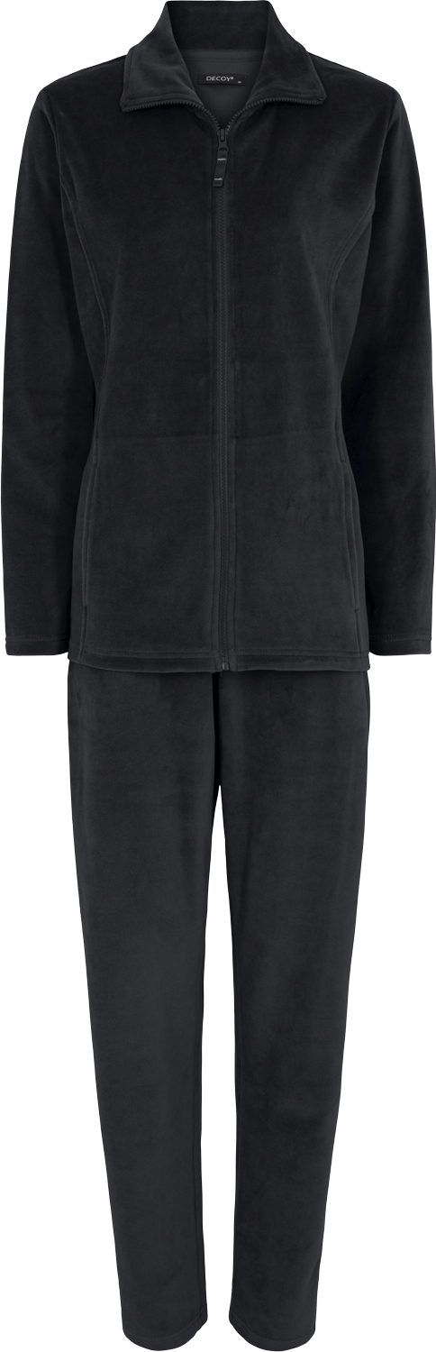 Decoy Decoy Velour Homewear set Pyjamassæt Str M - hos Magasin