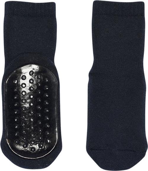 mpKids Cotton Socks With Antislip Str 22/24 - Navy Strømper hos Magasin