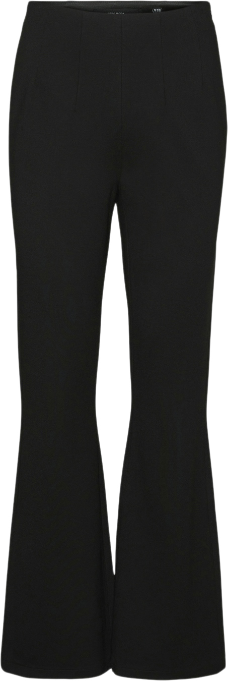 Vero Moda Vmaugusta HR Slim Flared Pant Kvinde Black Flare Bukser Str "S/""32" - hos Magasin