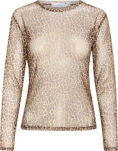 Sorbet Sbinna Leotop Kvinde Animal Toppe Str M/L - hos Magasin