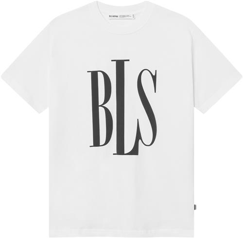 Se BLS Hafnia Henry Tshirt Mand White Kortærmede T-shirts Regular Fit Str L - Bomuld hos Magasin ved Magasin