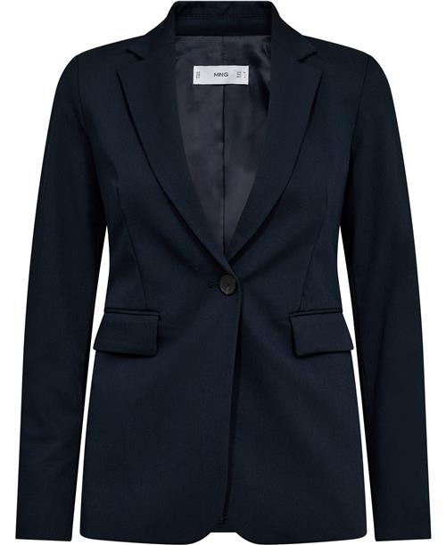 Se MANGO Fitted Suit Jacket Kvinde Navy Blazere Plus Size Str 32 - hos Magasin ved Magasin