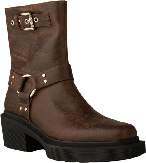 Shoe The Bear Stbamina Biker Kvinde Dark Brown Cowboy & Biker Str 40 - hos Magasin