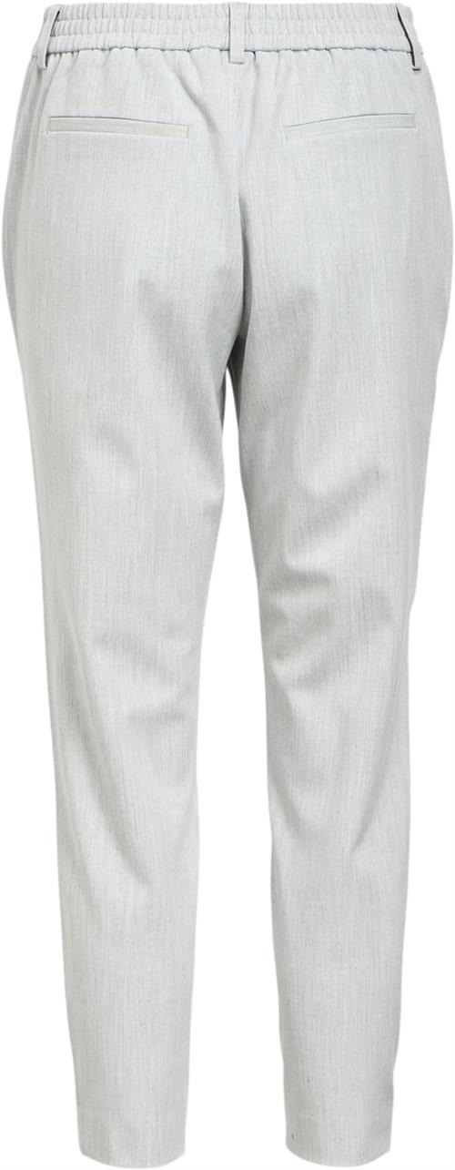 Object Objlisa Slim Pant Noos Kvinde Light Grey Melange Bukser Med Smalle Ben Str 40 - hos Magasin