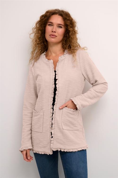 Cream Crmellie Cardigan Kvinde Rose Dust Blazere Str XS - hos Magasin