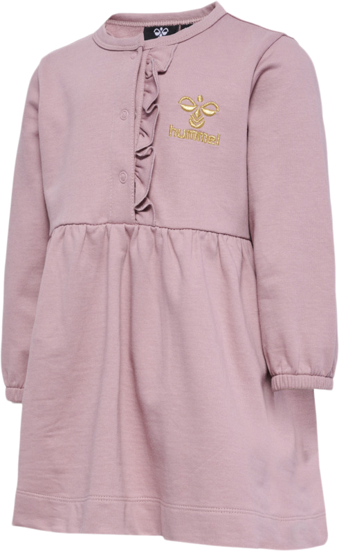 Hummel Hmlselina Dress L/S Str 3 år / 98 cm - Deauville Mauve Kjoler hos Magasin