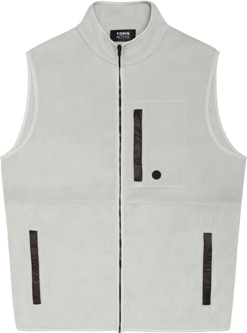 7 Days Active Fleece Vest Kvinde 820 Northern Droplet Veste Str M - hos Magasin