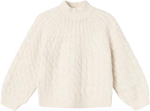 Se Name It Nkfnadalie LS Knit Str 146/152 - Jet Stream Strik hos Magasin ved Magasin