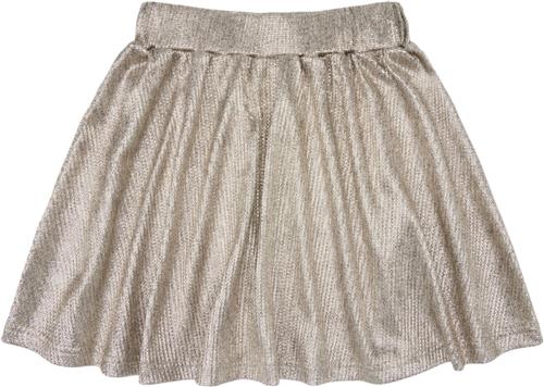 The New Tnleah Skirt Str 158-164 cm/13-14 år - Gold Nederdele Polyester hos Magasin