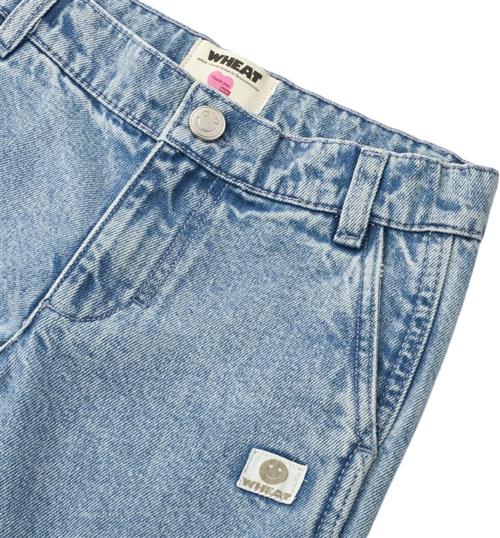 Wheat Denim Bukser Noppo Str 4 år / 104 cm Denim - Blå Jeans hos Magasin