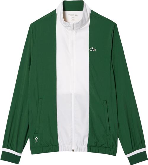 Se Lacoste Tracksuit Mand Green/white-white Fleece Str L - hos Magasin ved Magasin