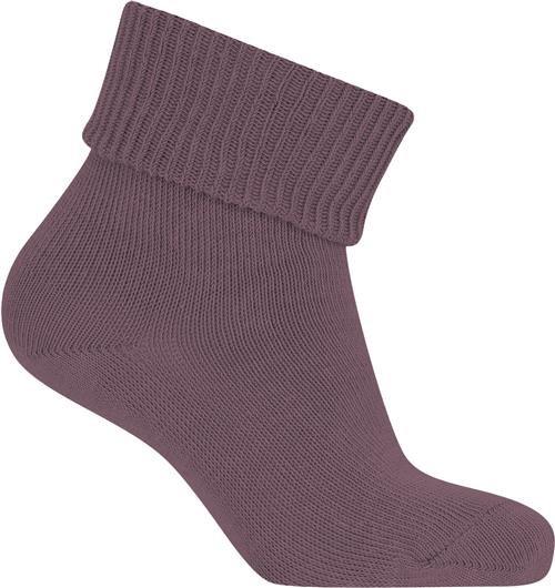 Melton Cotton Socks With Antislip Str 13/14 - Blå Strømper hos Magasin