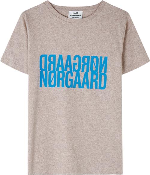 Mads Nørgaard - Copenhagen Single Organic Trenda P Tee Kvinde Grå Kortærmede T-shirts Str XL - hos Magasin