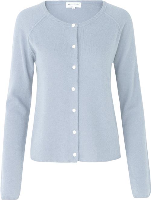 Se Rosemunde Wool & Cashmere Cardigan ls Kvinde Heather Sky Cardigans Str XS Cashmere - hos Magasin ved Magasin