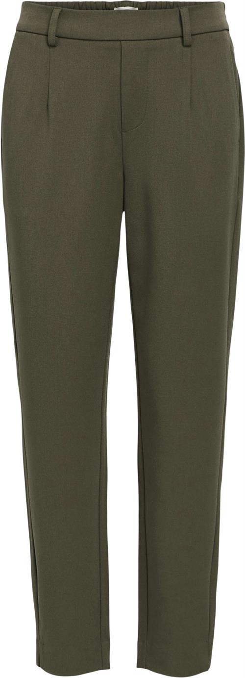 Object Objlisa Slim Pant Noos Kvinde Ivy Green Bukser Med Smalle Ben Str 44 - hos Magasin