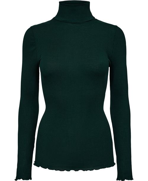 RM by Rosemunde Rmwbalta Modal LS Rollneck Blouse Kvinde Bottle Green Kortærmede T-shirts Str XS - hos Magasin