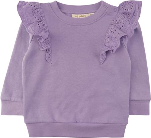 Soft Gallery Sgbmelanie L_S Sweatshirt Str 6m Piger - Violet Tulip Sweatshirts Bomuld hos Magasin