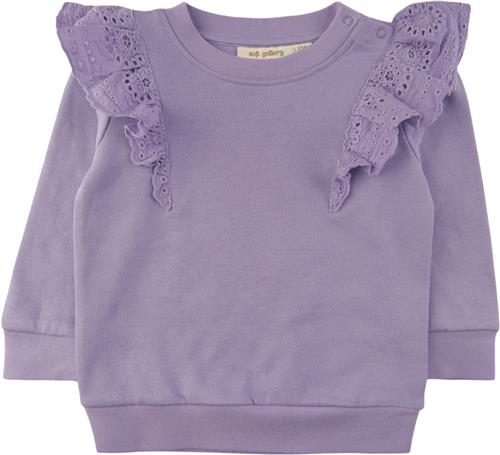 Soft Gallery Sgbmelanie L_S Sweatshirt Str 36m Piger - Violet Tulip Sweatshirts Bomuld hos Magasin