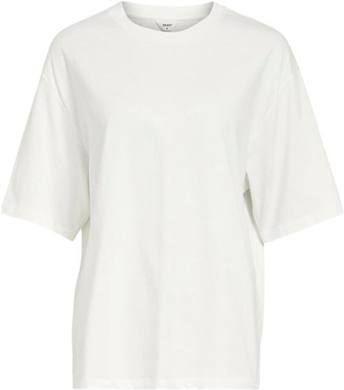 Object Objgima 2/4 Oversize Tshirt Noos Kvinde Cloud Dancer Kortærmede T-shirts Str S - hos Magasin