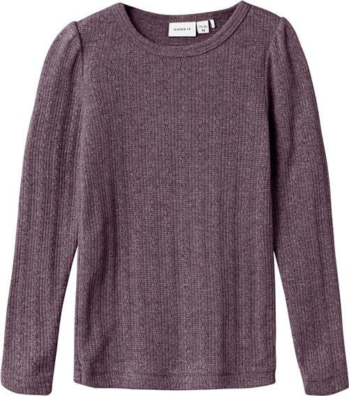 Name It Nmfohusa LS TOP Str 104 - Arctic Dusk Langærmede T-shirts hos Magasin