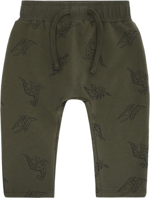 Se The New Tnslaurent Sweatpants Str 74 cm - Ivy Green Dino Ao Bukser Bomuld hos Magasin ved Magasin