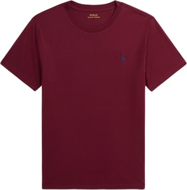 Polo Ralph Lauren 26/1 Jerseyss Cn-tp-tsh Str M - Red Carpet Kortærmede T-shirts Bomuld hos Magasin