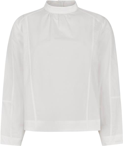 esmé studios Esrosa LS Blouse Kvinde Snow White Langærmede Bluser Str S - hos Magasin