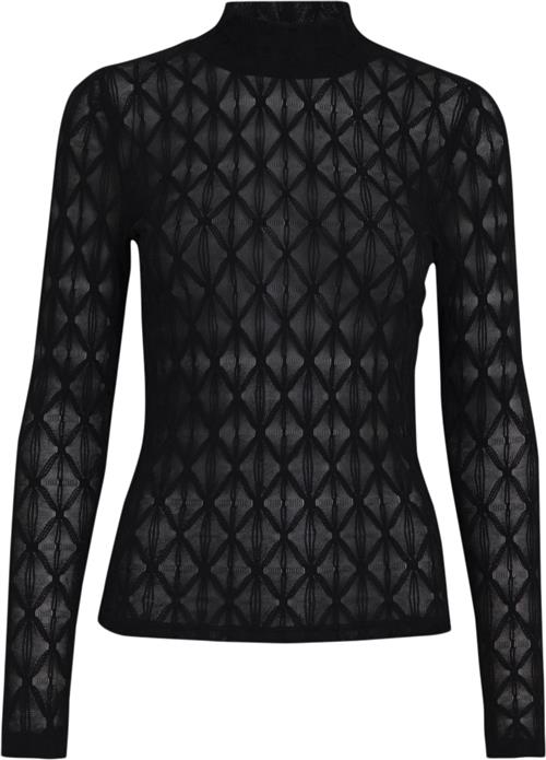 Se Minus Mstamia Lace Top Kvinde Black Blazere Str XS - hos Magasin ved Magasin