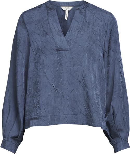 Object Objjohnson RE L/S Vneck TOP Noos Kvinde Bering Sea Toppe Str 40 - hos Magasin