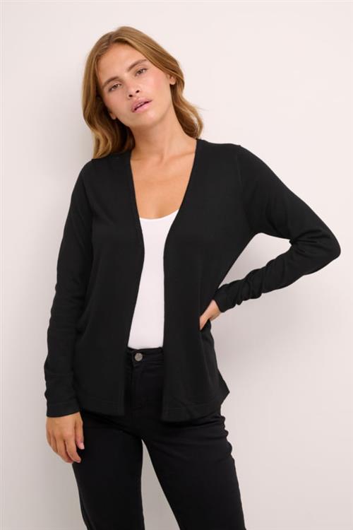 Kaffe Kafenia Astrid Cardigan Kvinde Sort Cardigans Regular Fit Str S - Nylon hos Magasin