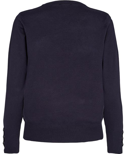 Micha BB Jumper_BB Springviscoseknit Kvinde Navy Sweaters Str XXL - hos Magasin