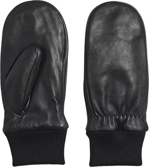 Pieces Pcnellie NEW Leather Mittens Noos S - Vanter Læder hos Magasin