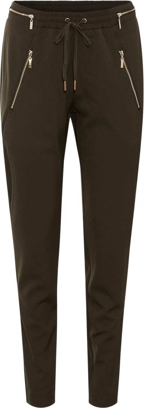 Rue de Femme New Columbine Gold Pant Kvinde Army Bukser Med Smalle Ben Str M - hos Magasin