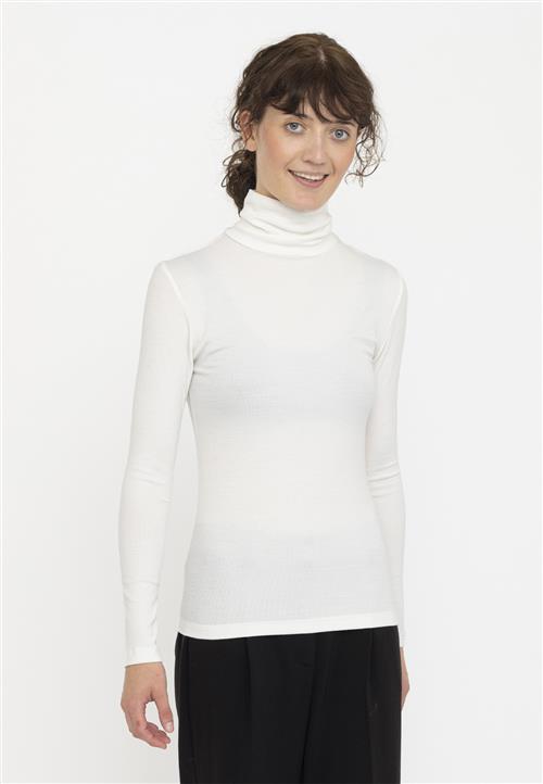 Soft Rebels Srfenja Rollneck Kvinde Snow White Rullekraver Str L - hos Magasin