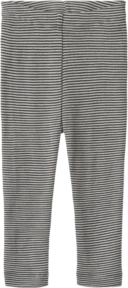 Wheat Uld Leggings Str 62/3m Uld - Navy Stripe Leggings hos Magasin