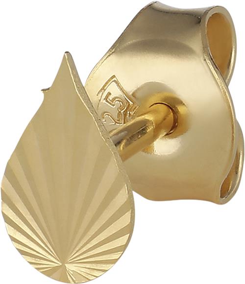 Se Jane Kønig Reflection Drop Stud, Goldplated Sterling Silver One Size - Ørestikker hos Magasin ved Magasin