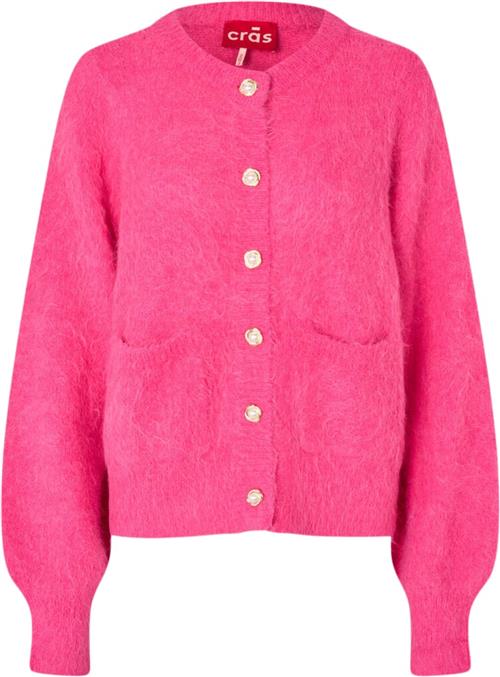 Cras Steviecras Cardigan Kvinde Pink Pop Cardigans Str 40 - hos Magasin