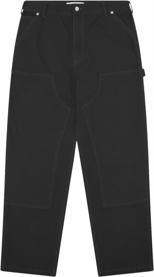 Se Woodbird Wbdizzon Carpenter Pants Mand Black Cargo Bukser Str 31 - hos Magasin ved Magasin