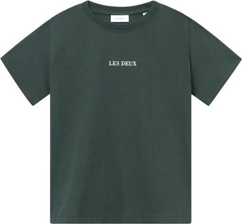 Se Les Deux Dexter Tshirt Kids Str 146/152 - Pine Green Kortærmede T-shirts hos Magasin ved Magasin