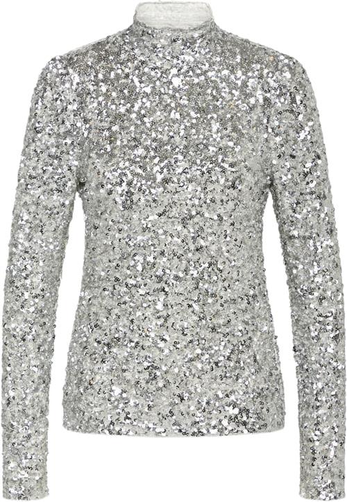 Se Bruuns Bazaar Gargetbbhanni Blouse Kvinde Silver Langærmede Bluser Str XS - Polyester hos Magasin ved Magasin